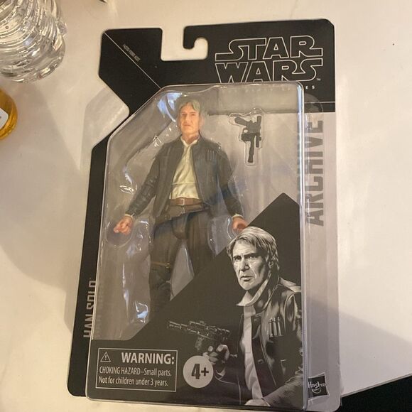 STAR WARS The Black Series Archive Han Solo Toy 6” Collectible Action Figure - Picture 4 of 4